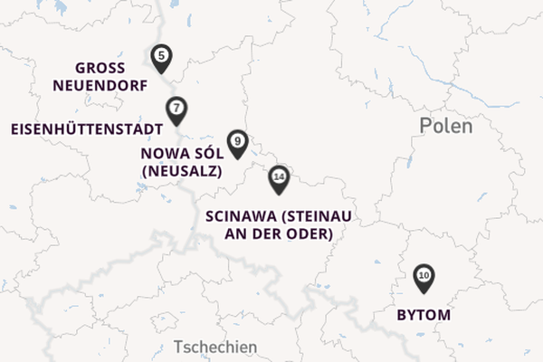 Oder ab Berlin-Tegel, Deutschland auf der MS Sans Souci