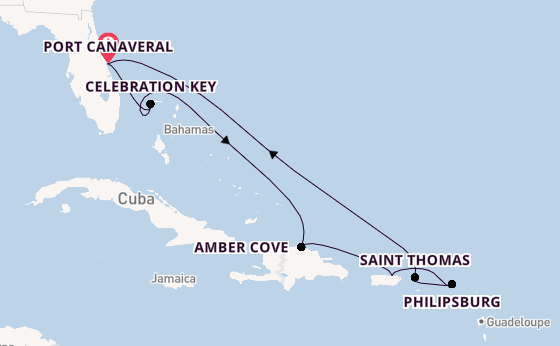 Caribbean from Port Canaveral, Florida with the Star Princess