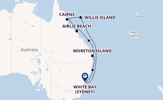 Australia from Sydney, Australia with the Carnival Adventure