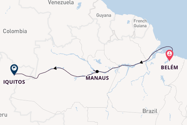 Brazil from Belém, Brazil with the HANSEATIC spirit