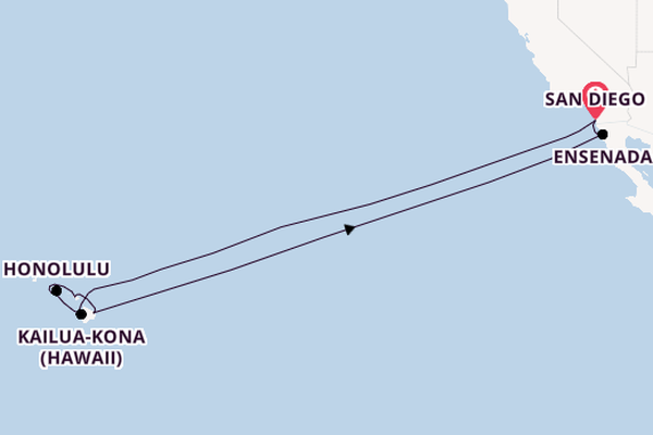 Polynesia from San Diego, California with the Zaandam