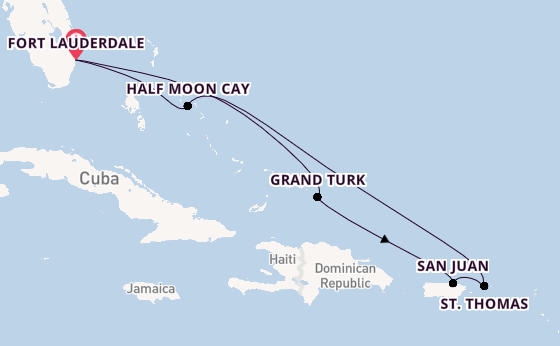 Caribbean vanaf Nederland met de Nieuw Statendam