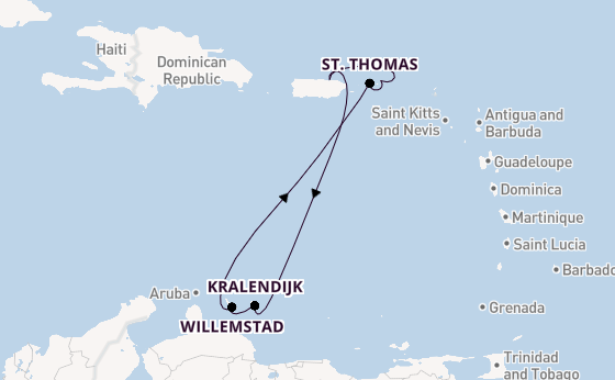 Caribbean vanaf San Juan, Puerto Rico met de Norwegian Prima
