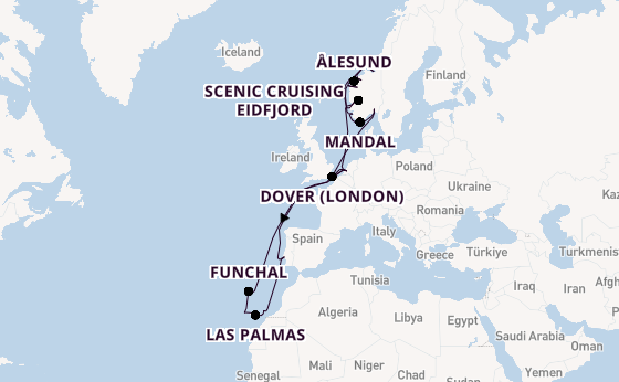 Norway from Rotterdam, The Netherlands with the Nieuw Statendam