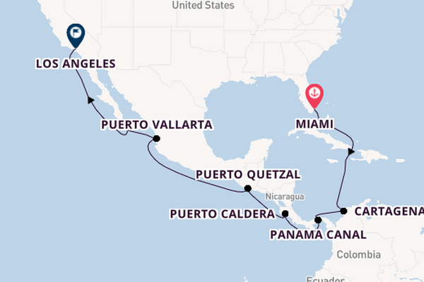 Central America from Miami, Florida, USA with the Norwegian Joy
