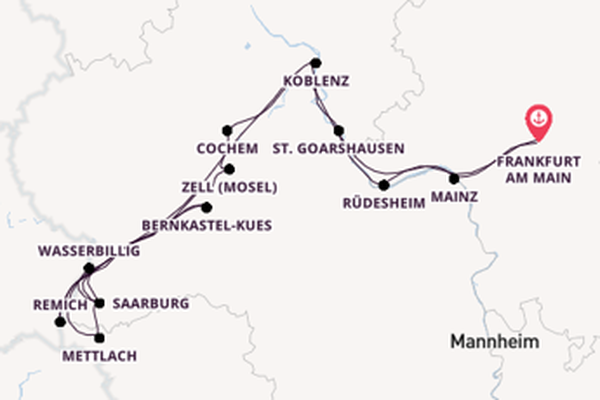 Flusskreuzfahrt Mosel mit bis zu -36% buchen | Dreamlines