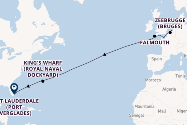 Transatlantic & Repositioning from Rotterdam, Netherlands with the Rotterdam