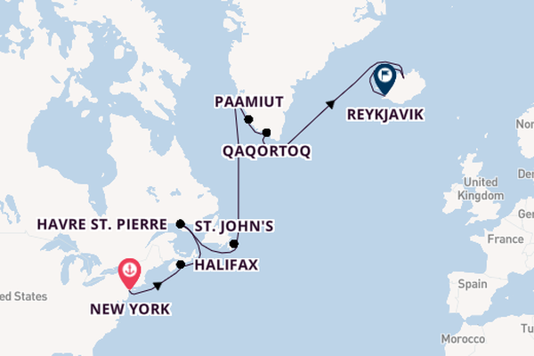 Transatlantic & Repositioning from New York with the Norwegian Star