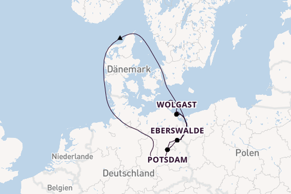Oder ab Stralsund, Deutschland auf der MS SWISS RUBY