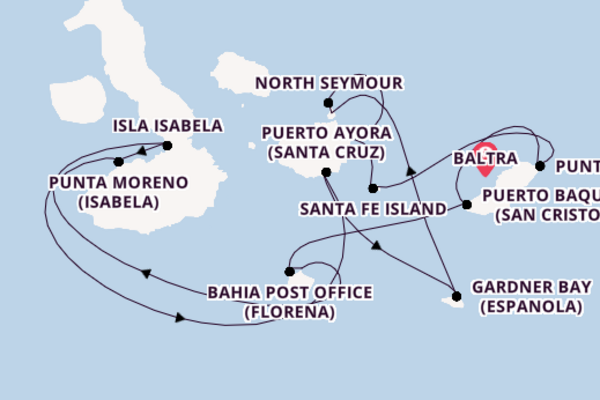 Delightful journey from Baltra with Celebrity Cruises