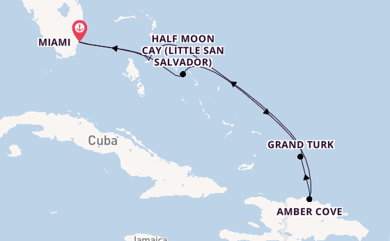 Caribbean from Miami, Florida with the Zuiderdam
