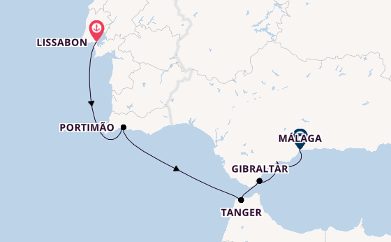 Westliches Mittelmeer ab Lissabon, Portugal auf der Royal Clipper