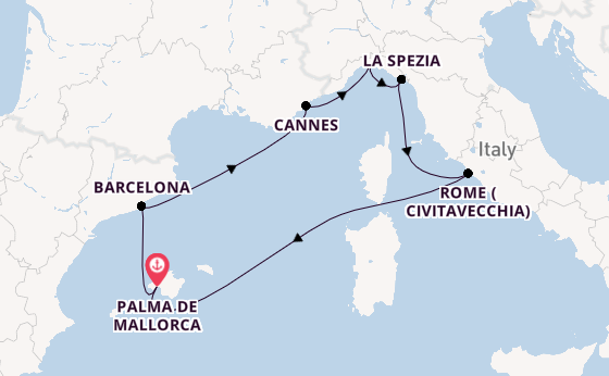 Island Retreat to Riviera Dreams: Majorca Stay & Italian Highlights