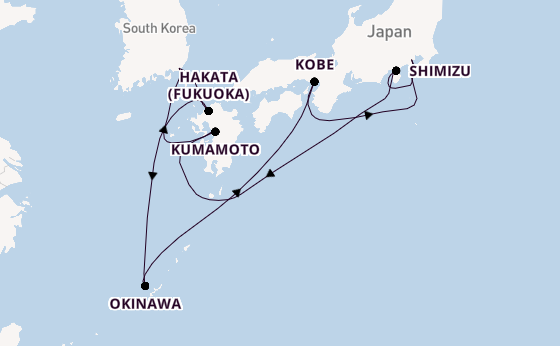 Japan from Yokohama (Tokyo), Japan with the Celebrity Solstice