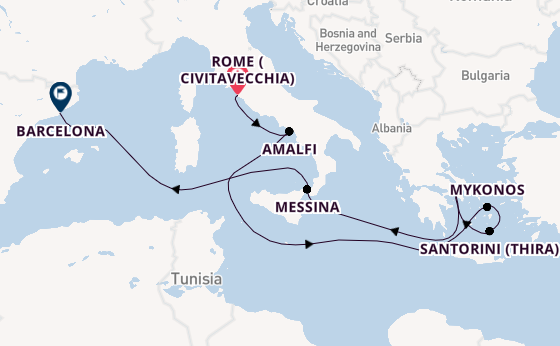 Ancient Rome to Poseidon's Pearl