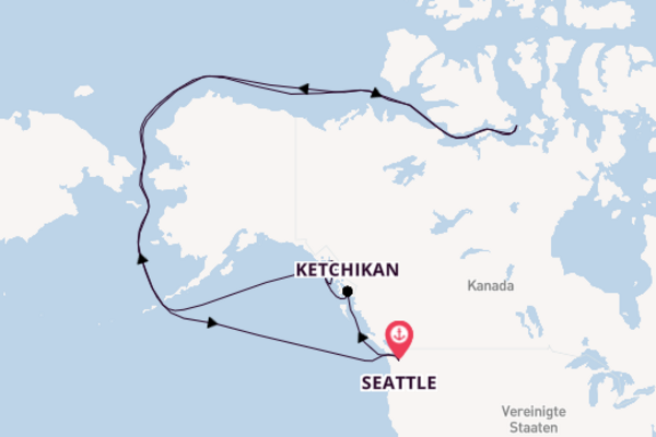 8 Tage Alaska Kreuzfahrt