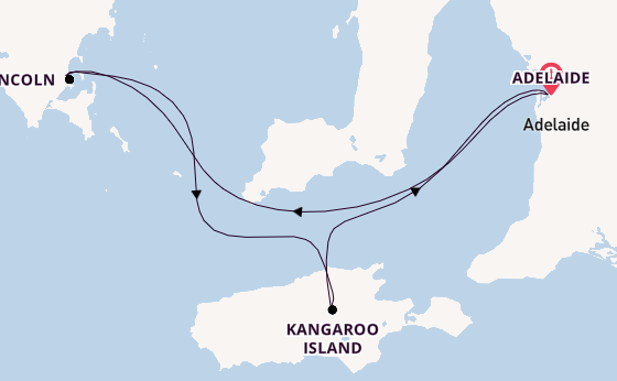 Australië vanaf Adelaide, Australië met de Carnival Adventure