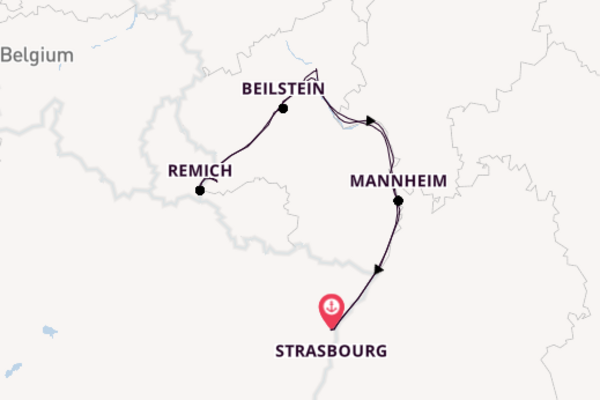 Cruising from Strasbourg via Beilstein