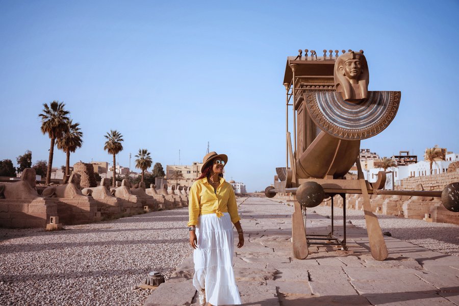 Nile River from Luxor, Egypt with the AmaCleo