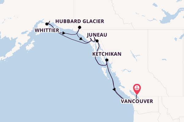 Alaska & West Canada from Vancouver, Canada with the Nieuw Amsterdam