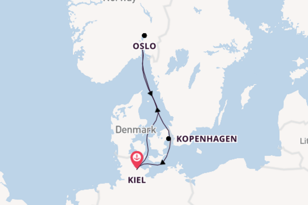 5-daagse reis naar Kiel