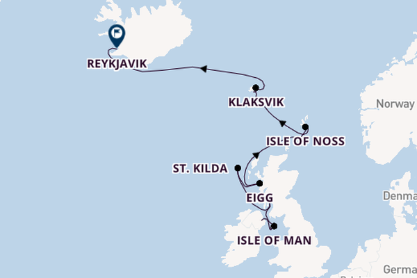 Verenigd Koninkrijk vanaf Belfast, Noord-Ierland met de Seabourn Pursuit