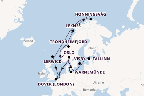 Norway From Rotterdam with the Nieuw Statendam