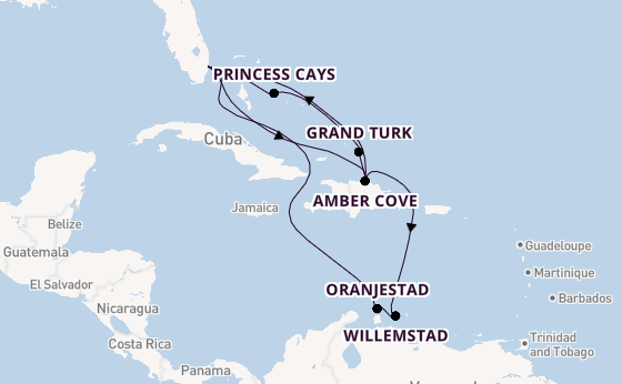 Caribbean vanaf Fort Lauderdale, Verenigde Staten met de Regal Princess