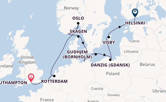 Luxury Scandinavia & Baltic Explorer with Helsinki Stay
