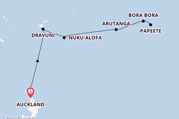 Polynesia from Auckland, New Zealand with the Seabourn Quest