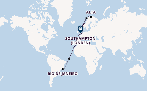 trans-Atlantisch vanaf Buenos Aires, Argentinië met de Majestic Princess