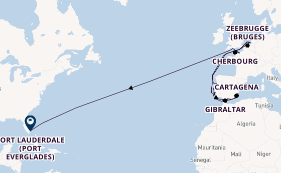 Transatlantic from Rotterdam, Netherlands with the Nieuw Statendam