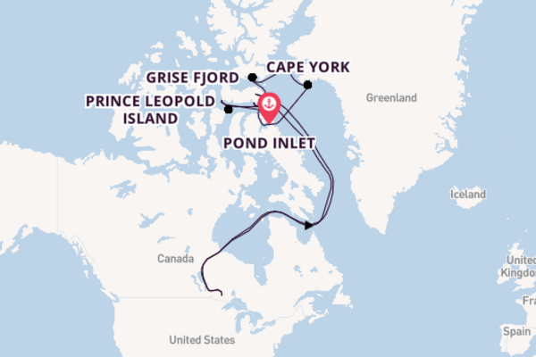 11 day cruise with the Silver Endeavour to Pond Inlet