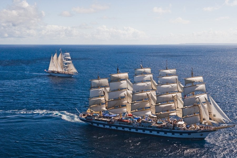 Mittelmeer ab Venedig, Italien auf der Royal Clipper