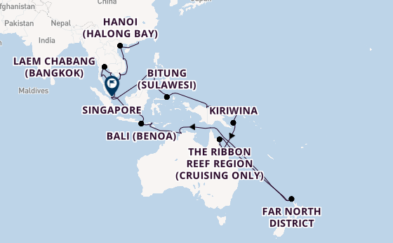 South East Asia from Hong Kong, China with the Westerdam