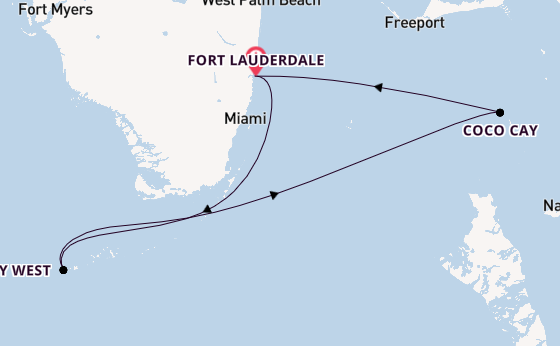 Caribbean vanaf Fort Lauderdale, Verenigde Staten met de Jewel of the Seas®