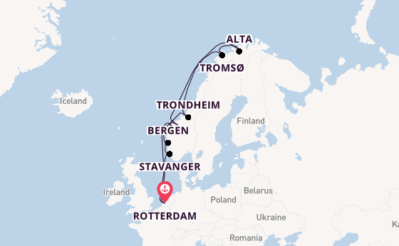Norway from Rotterdam, The Netherlands with the Nieuw Statendam