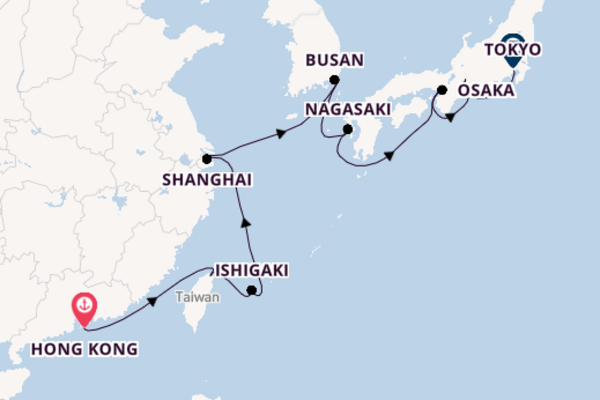 Expedition with Regent Seven Seas Cruises from Hong Kong