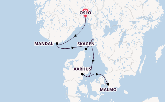 Norway from Oslo, Norway with the Seven Seas Grandeur