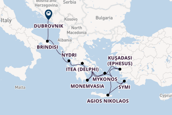 Sailing from Athens (Piraeus) with the Seabourn Encore