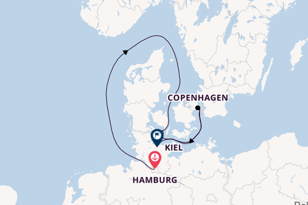 Europe from Hamburg, Germany with the EUROPA