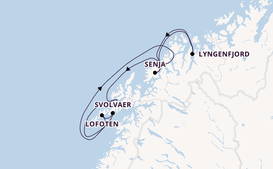 Norwegen ab Tromsø, Norwegen auf der MS Spitsbergen