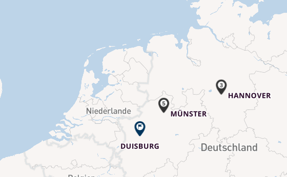 Rhein ab Hannover, Deutschland auf der VIVA RUBY
