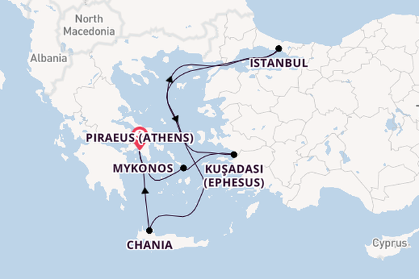 Best of Greece Turkey with Athens Stay