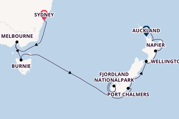 Noordam - Erlebnis Australien & Neuseeland