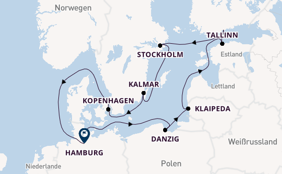Europa ab Kiel, Deutschland auf der EUROPA 2