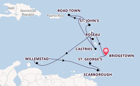 Journey with Ambassador Cruise Line from Bridgetown