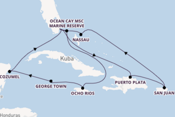 In 15 Tagen nach Miami über Puerto Plata