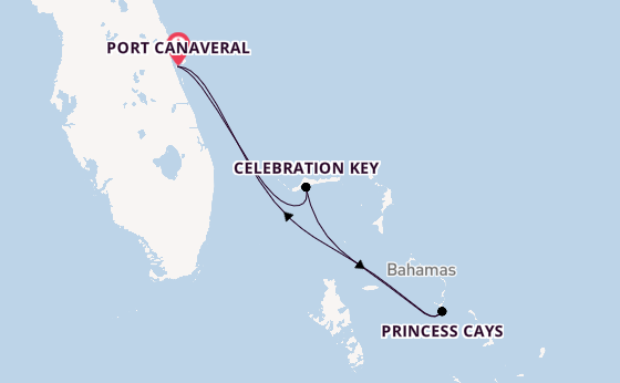 Caribbean vanaf Port Canaveral, Verenigde Staten met de Carnival Glory