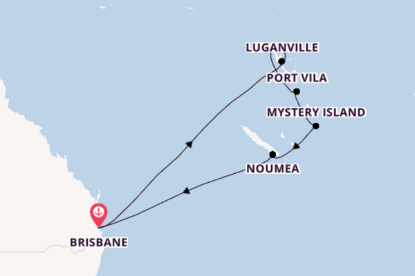 South Pacific Cruise with Brisbane Stay